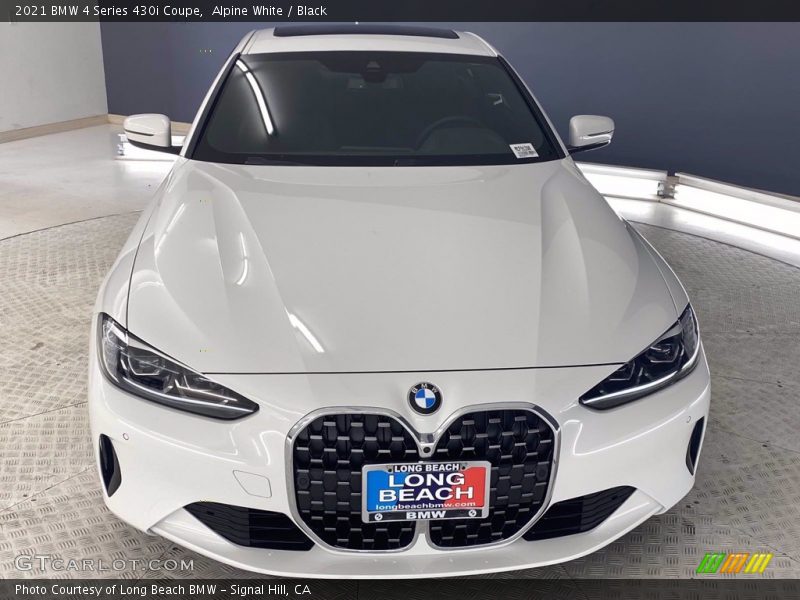 Alpine White / Black 2021 BMW 4 Series 430i Coupe