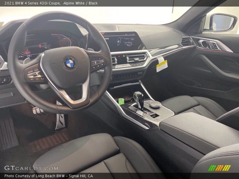 Alpine White / Black 2021 BMW 4 Series 430i Coupe