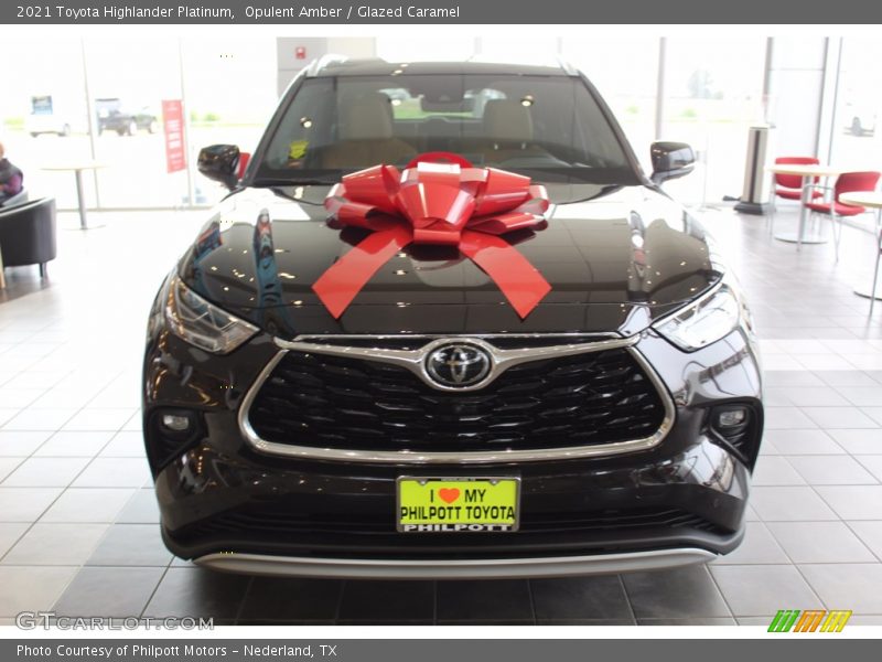 Opulent Amber / Glazed Caramel 2021 Toyota Highlander Platinum