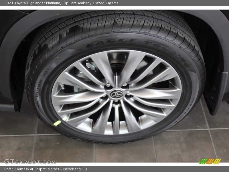 Opulent Amber / Glazed Caramel 2021 Toyota Highlander Platinum