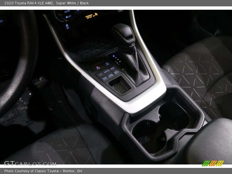 Super White / Black 2020 Toyota RAV4 XLE AWD