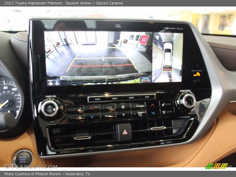 Opulent Amber / Glazed Caramel 2021 Toyota Highlander Platinum