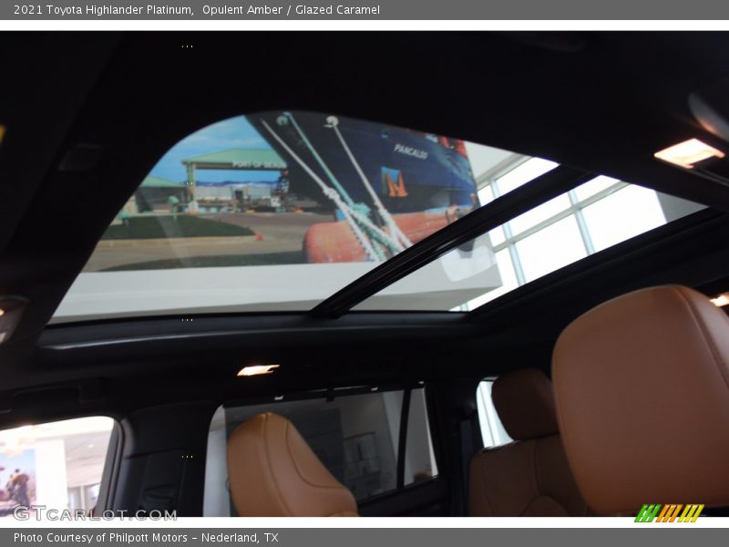 Opulent Amber / Glazed Caramel 2021 Toyota Highlander Platinum