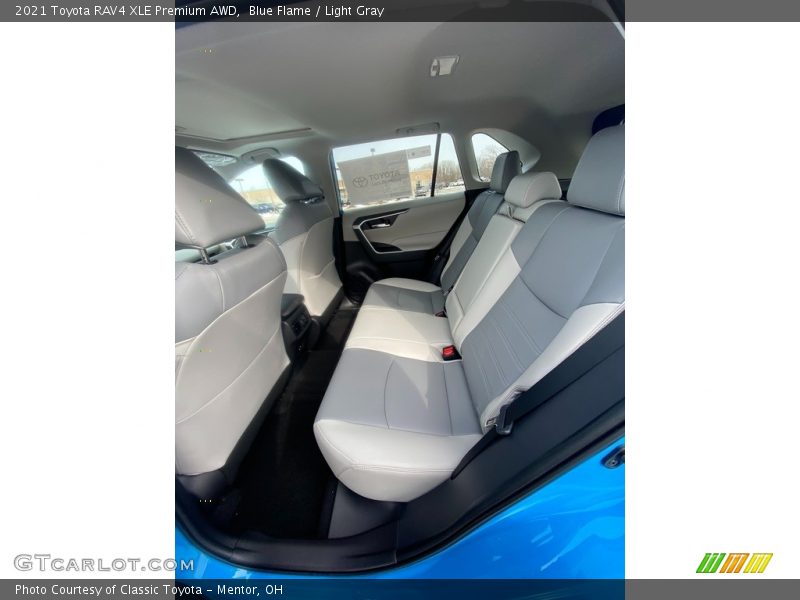 Blue Flame / Light Gray 2021 Toyota RAV4 XLE Premium AWD