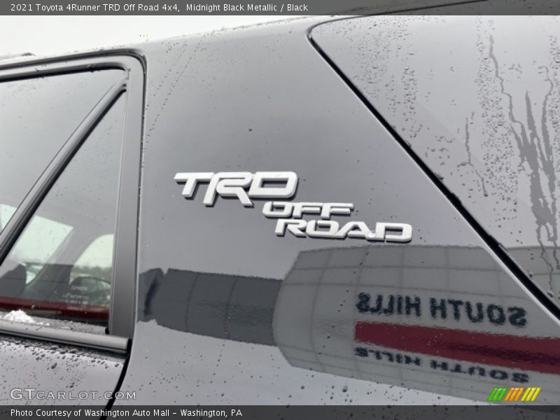 Midnight Black Metallic / Black 2021 Toyota 4Runner TRD Off Road 4x4