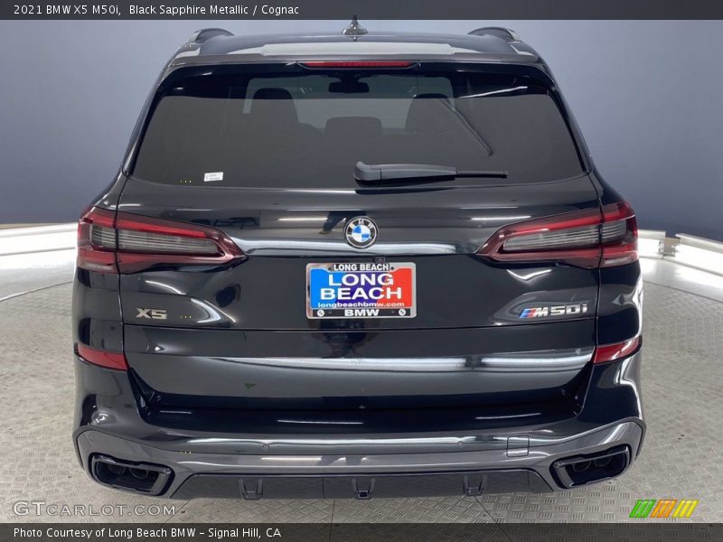 Black Sapphire Metallic / Cognac 2021 BMW X5 M50i