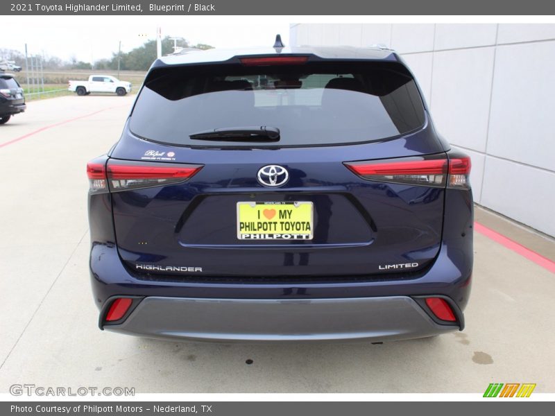Blueprint / Black 2021 Toyota Highlander Limited
