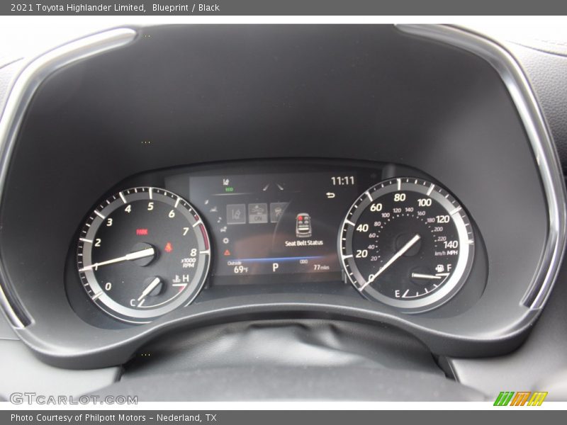 Blueprint / Black 2021 Toyota Highlander Limited