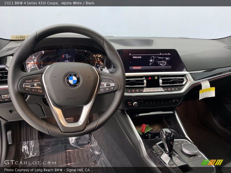 Alpine White / Black 2021 BMW 4 Series 430i Coupe