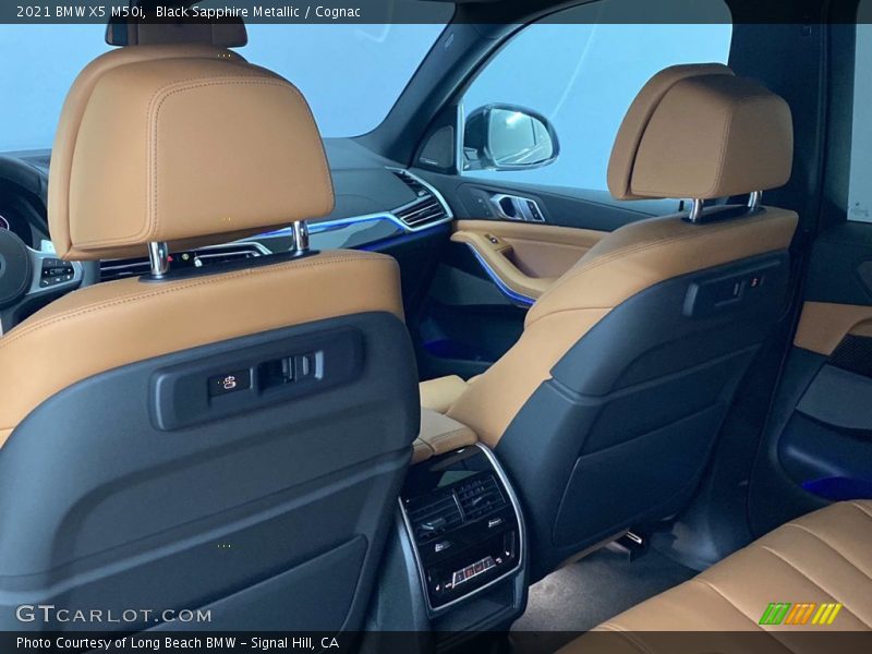 Black Sapphire Metallic / Cognac 2021 BMW X5 M50i