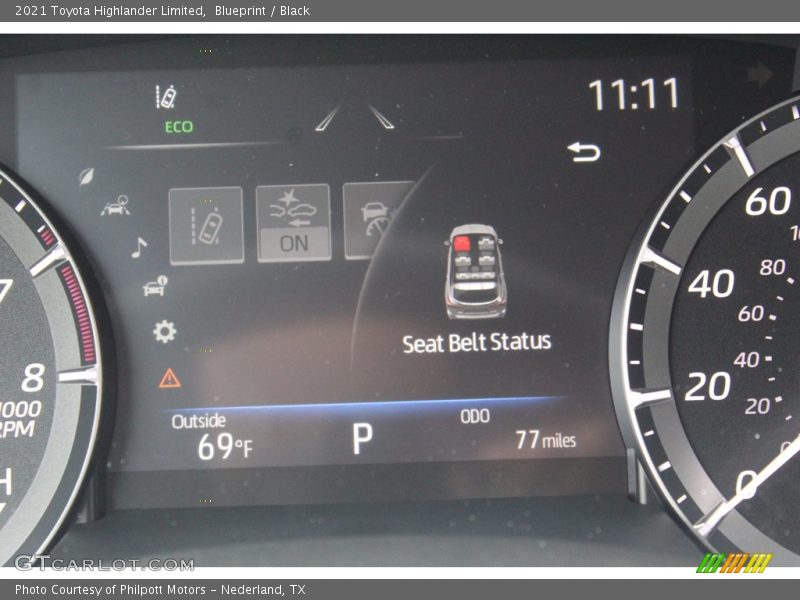 Blueprint / Black 2021 Toyota Highlander Limited