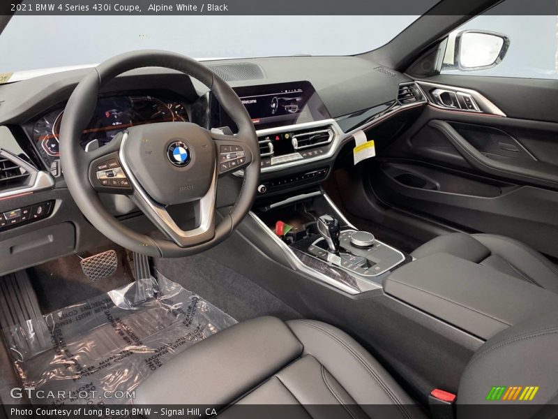  2021 4 Series 430i Coupe Black Interior