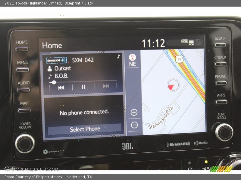 Blueprint / Black 2021 Toyota Highlander Limited