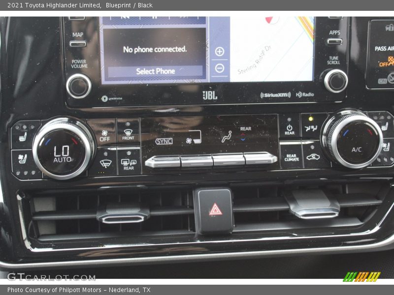 Blueprint / Black 2021 Toyota Highlander Limited
