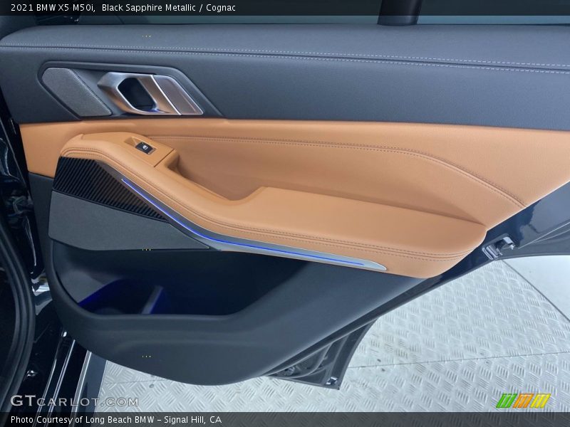 Black Sapphire Metallic / Cognac 2021 BMW X5 M50i