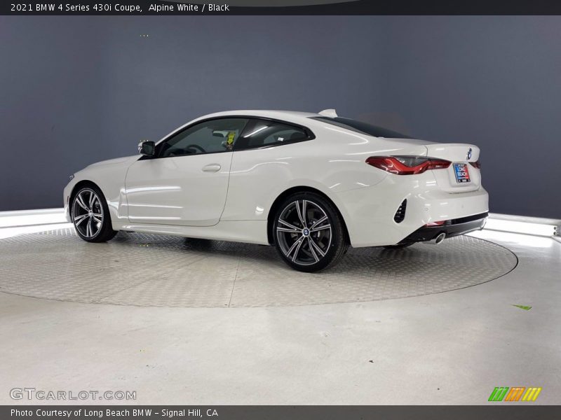 Alpine White / Black 2021 BMW 4 Series 430i Coupe