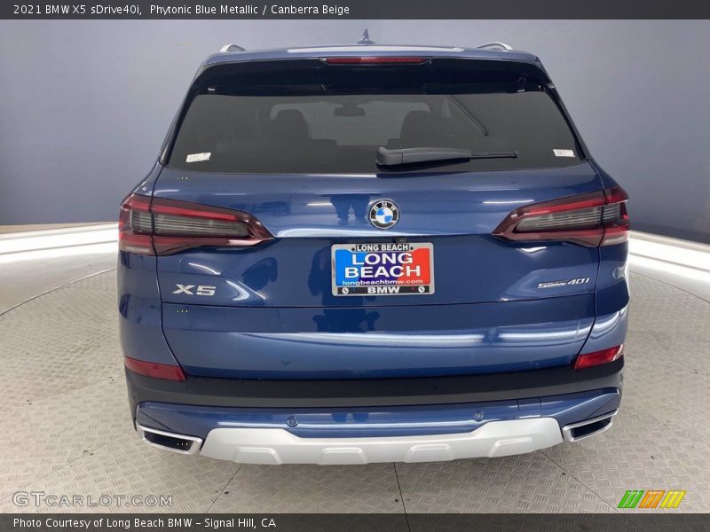 Phytonic Blue Metallic / Canberra Beige 2021 BMW X5 sDrive40i