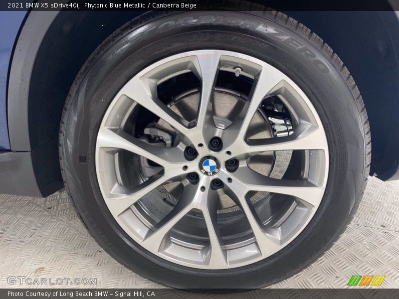 Phytonic Blue Metallic / Canberra Beige 2021 BMW X5 sDrive40i