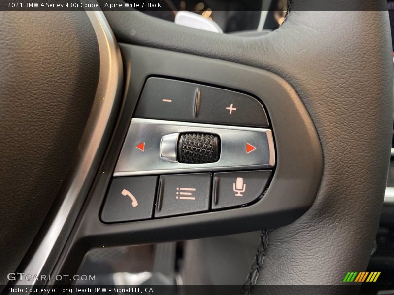 Alpine White / Black 2021 BMW 4 Series 430i Coupe