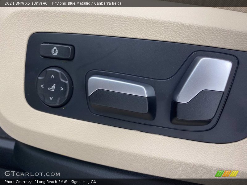 Phytonic Blue Metallic / Canberra Beige 2021 BMW X5 sDrive40i
