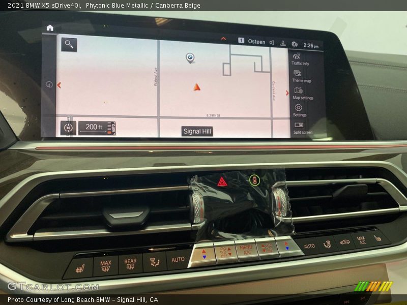 Phytonic Blue Metallic / Canberra Beige 2021 BMW X5 sDrive40i