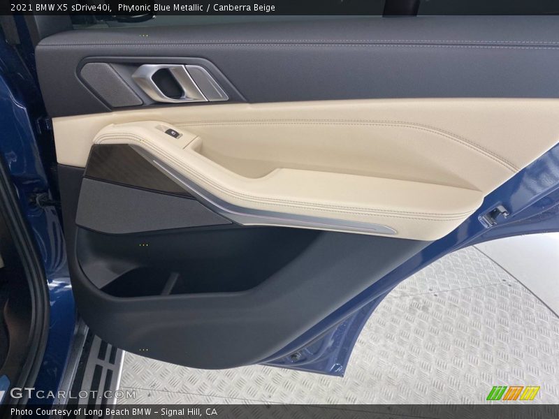 Phytonic Blue Metallic / Canberra Beige 2021 BMW X5 sDrive40i