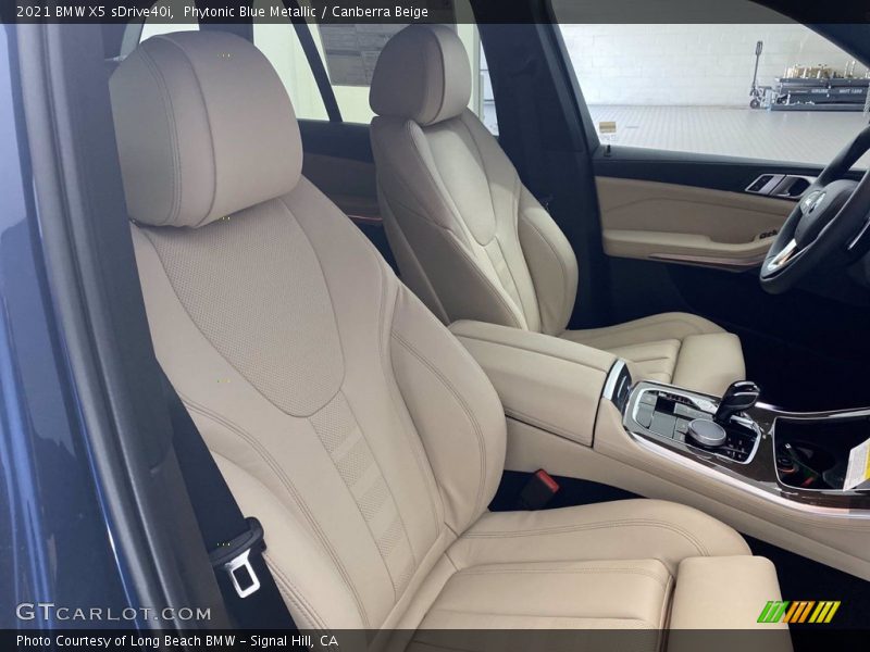 Phytonic Blue Metallic / Canberra Beige 2021 BMW X5 sDrive40i