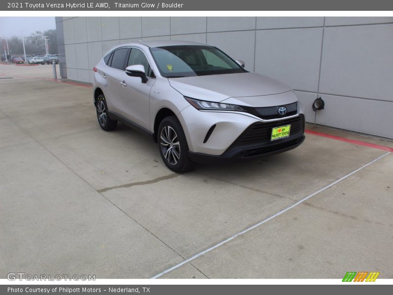 Titanium Glow / Boulder 2021 Toyota Venza Hybrid LE AWD