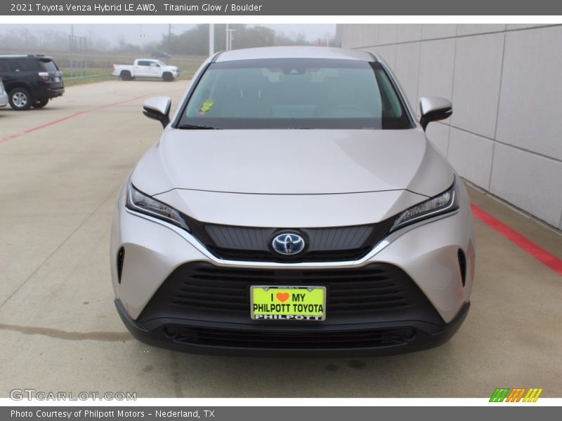 Titanium Glow / Boulder 2021 Toyota Venza Hybrid LE AWD