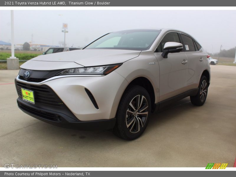 Titanium Glow / Boulder 2021 Toyota Venza Hybrid LE AWD