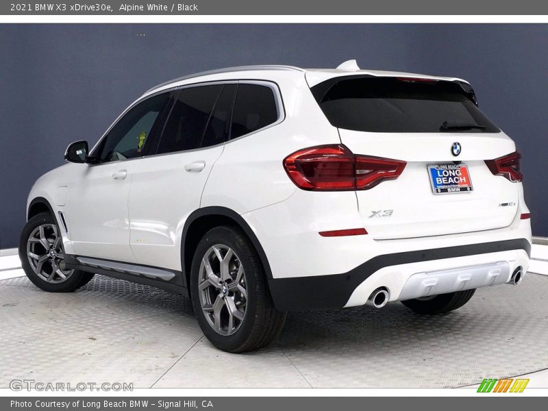 Alpine White / Black 2021 BMW X3 xDrive30e