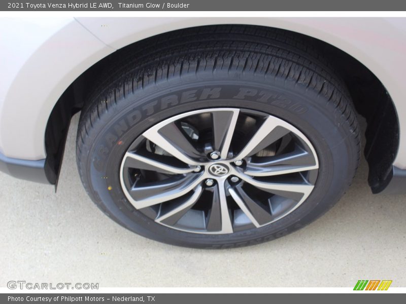 Titanium Glow / Boulder 2021 Toyota Venza Hybrid LE AWD