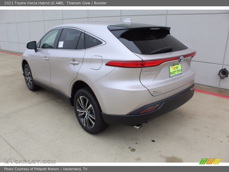 Titanium Glow / Boulder 2021 Toyota Venza Hybrid LE AWD