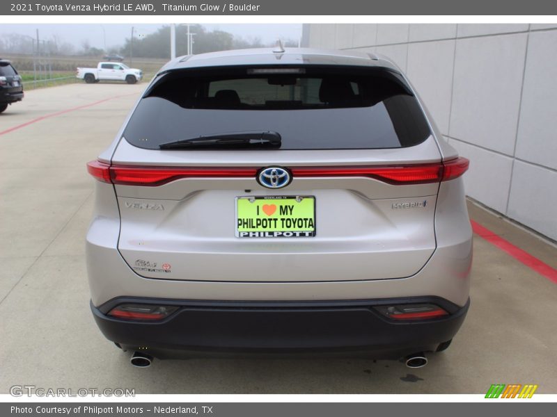 Titanium Glow / Boulder 2021 Toyota Venza Hybrid LE AWD