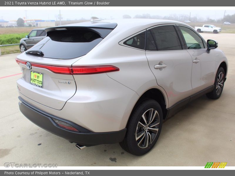 Titanium Glow / Boulder 2021 Toyota Venza Hybrid LE AWD