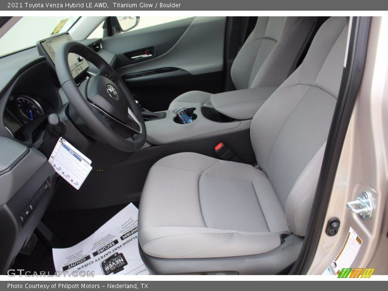 Titanium Glow / Boulder 2021 Toyota Venza Hybrid LE AWD
