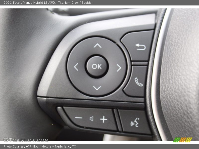 Titanium Glow / Boulder 2021 Toyota Venza Hybrid LE AWD