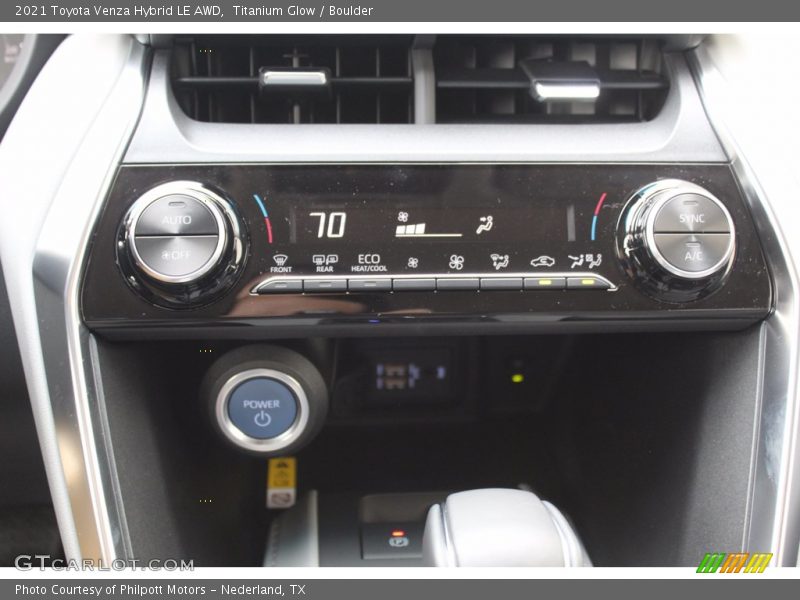Titanium Glow / Boulder 2021 Toyota Venza Hybrid LE AWD