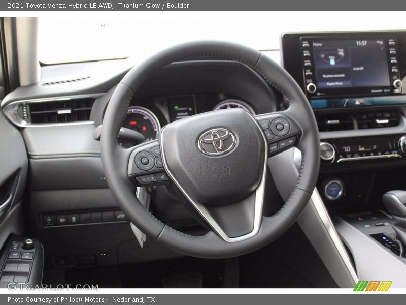 Titanium Glow / Boulder 2021 Toyota Venza Hybrid LE AWD