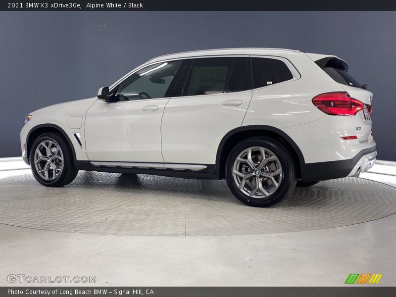 Alpine White / Black 2021 BMW X3 xDrive30e