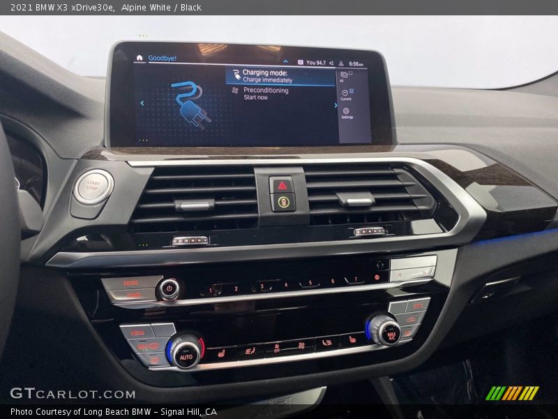 Alpine White / Black 2021 BMW X3 xDrive30e
