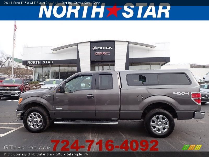 Sterling Grey / Steel Grey 2014 Ford F150 XLT SuperCab 4x4