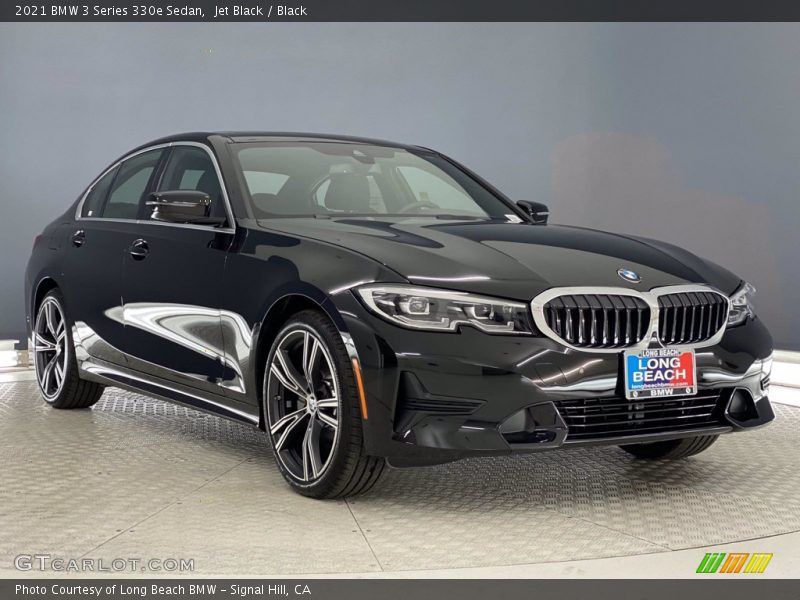 Jet Black / Black 2021 BMW 3 Series 330e Sedan