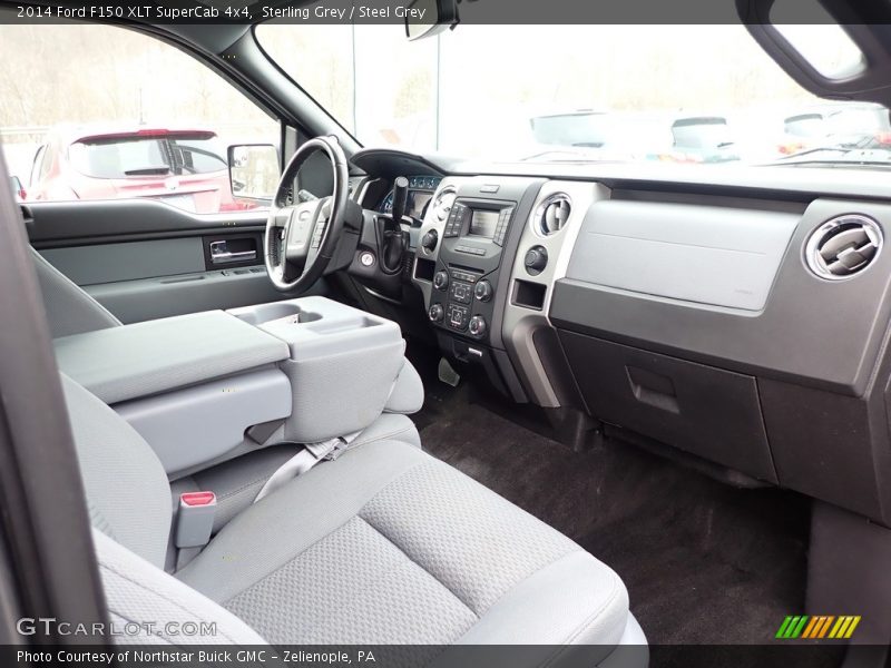 Sterling Grey / Steel Grey 2014 Ford F150 XLT SuperCab 4x4