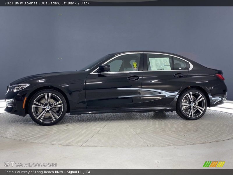 Jet Black / Black 2021 BMW 3 Series 330e Sedan