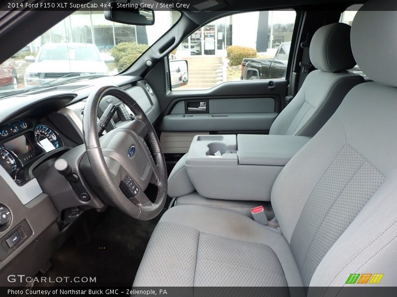 Sterling Grey / Steel Grey 2014 Ford F150 XLT SuperCab 4x4