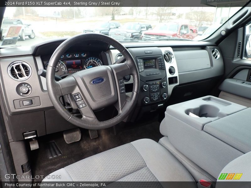 Sterling Grey / Steel Grey 2014 Ford F150 XLT SuperCab 4x4