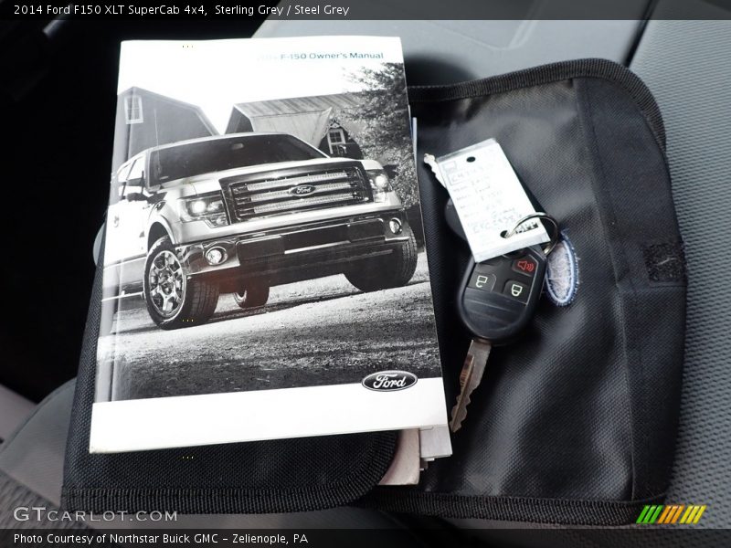 Sterling Grey / Steel Grey 2014 Ford F150 XLT SuperCab 4x4