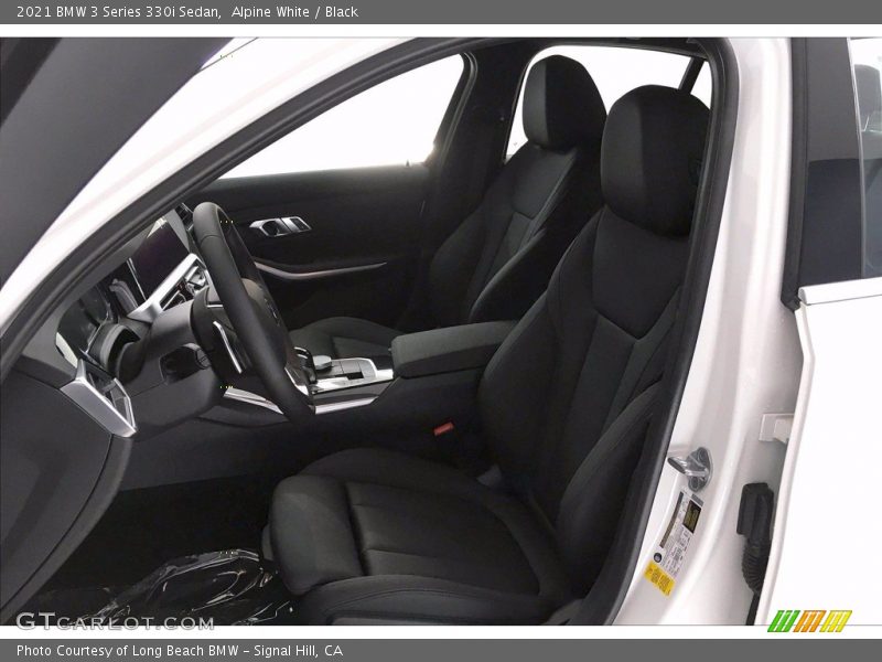 Alpine White / Black 2021 BMW 3 Series 330i Sedan