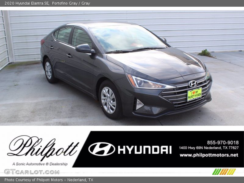 Portofino Gray / Gray 2020 Hyundai Elantra SE